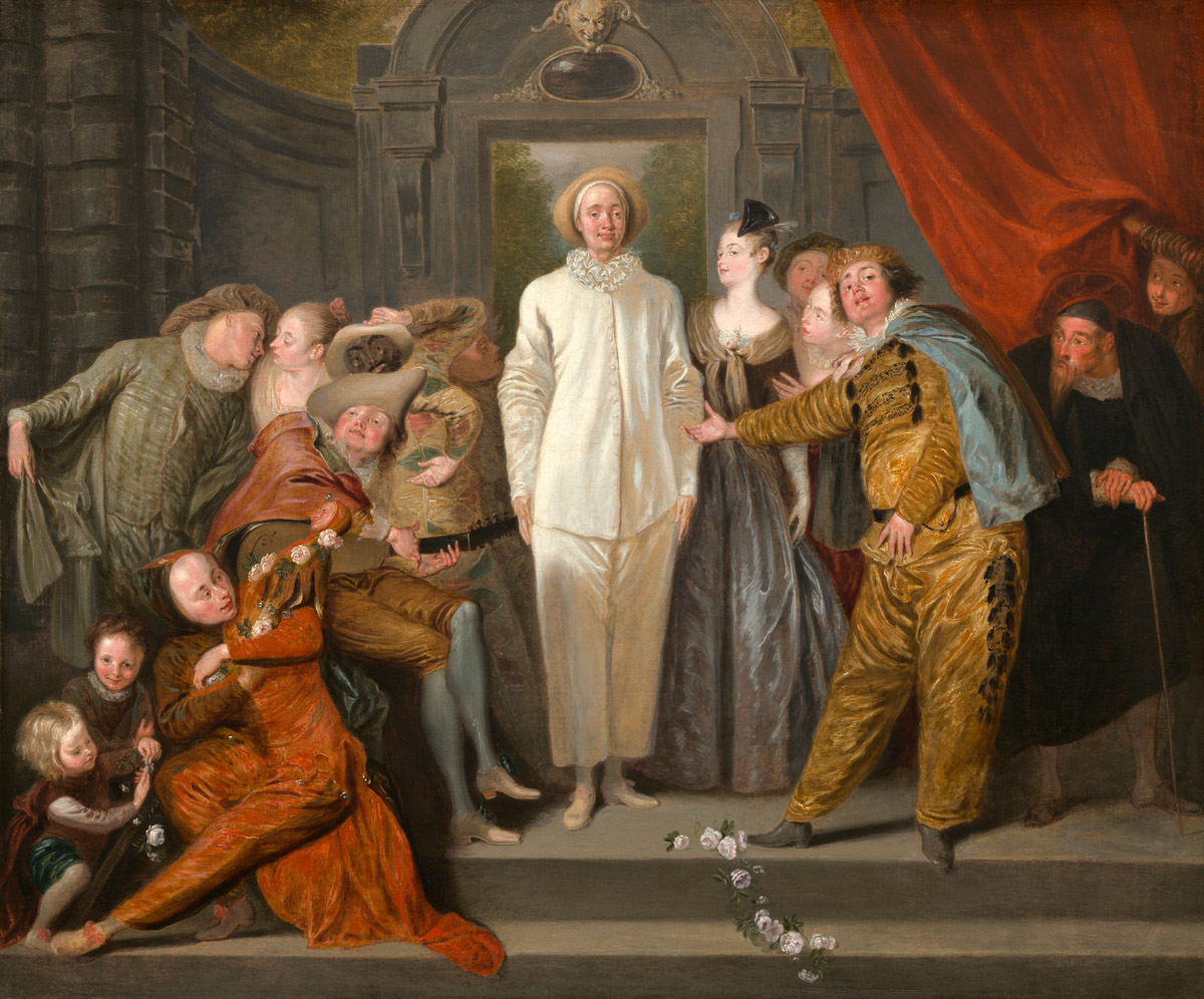 Watteau Abecedario: Les Comédiens italiens