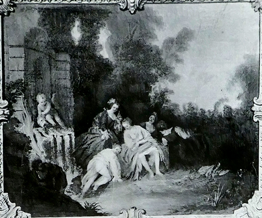 Watteau Drawing Farm in the Porcherons